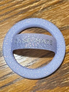 case-mate Lavender Glitter Magnetic Phone Ring Grip/Stand